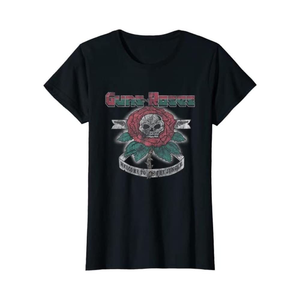 Guns N Roses 1987 Welcome To The Jungle Womens T Shirt